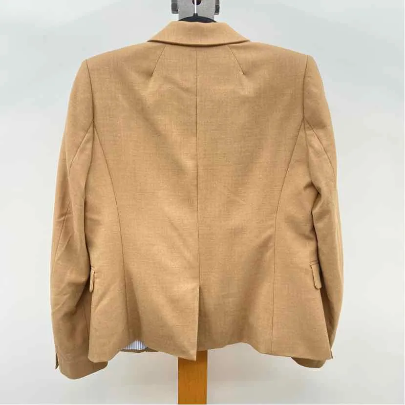 J Crew Women's Size 8 Tan Solid Jacket