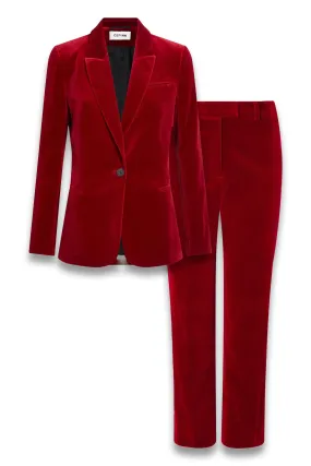 Jamie Velvet Blazer and Tatum Velvet Trousers Set