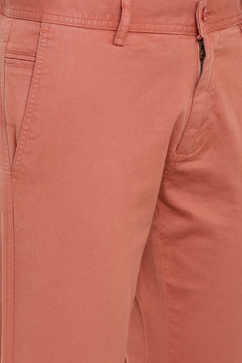 JDC Men Dusty Pink Solid Trouser