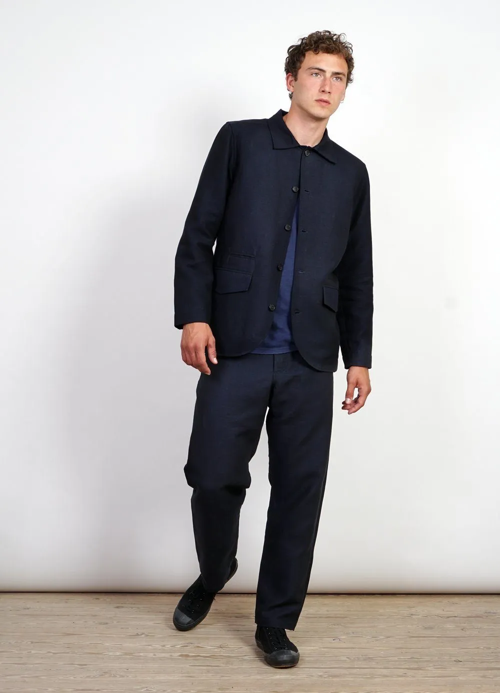 JOHANNES | Casual Blazer Jacket | 3-Tone Blue