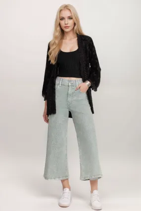 Johnny Was Sydney Cropped Wide Leg Jeans JW1091CN8