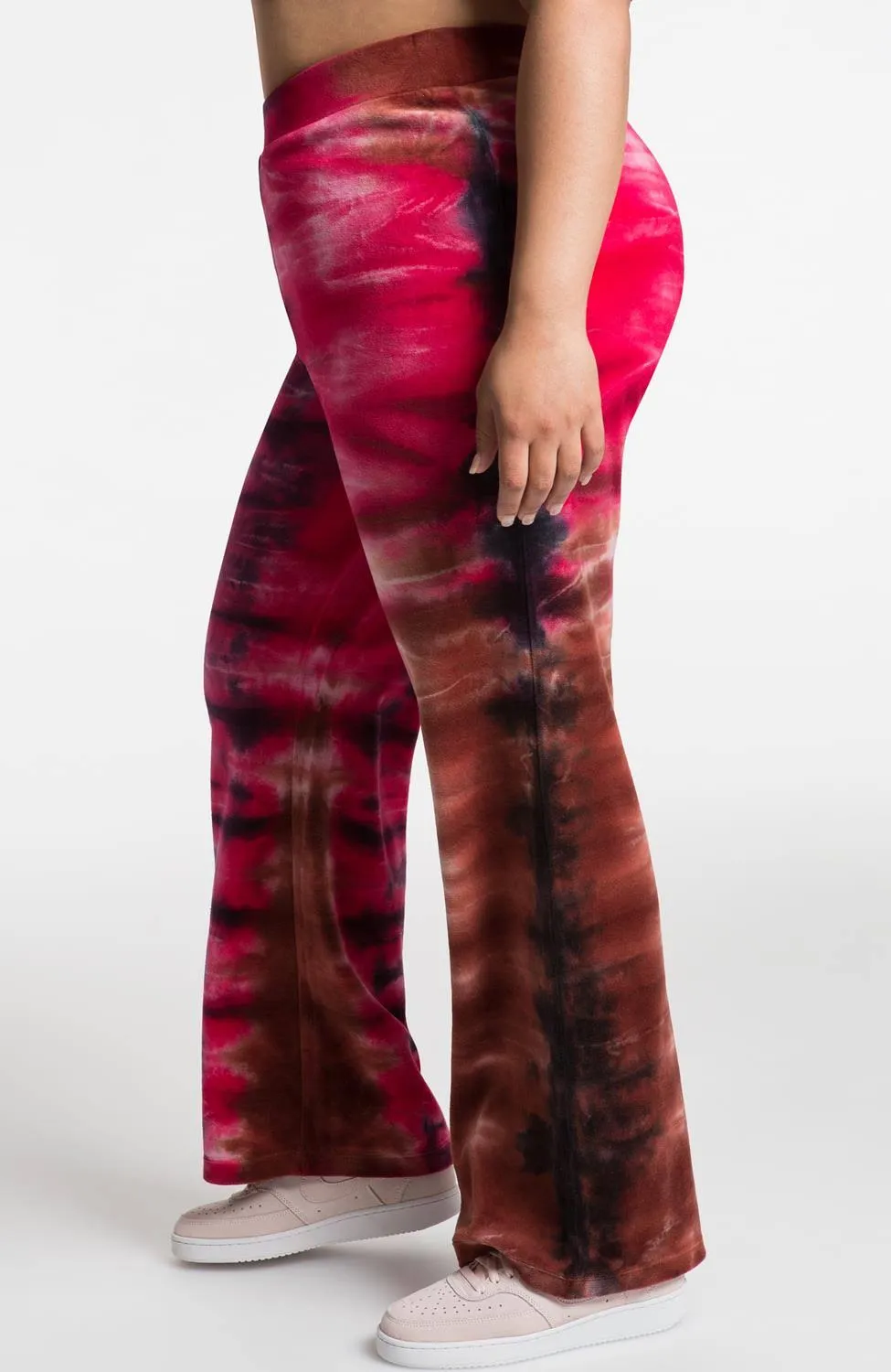 Juicy Couture Plus Size Tie Dye Velour Pants