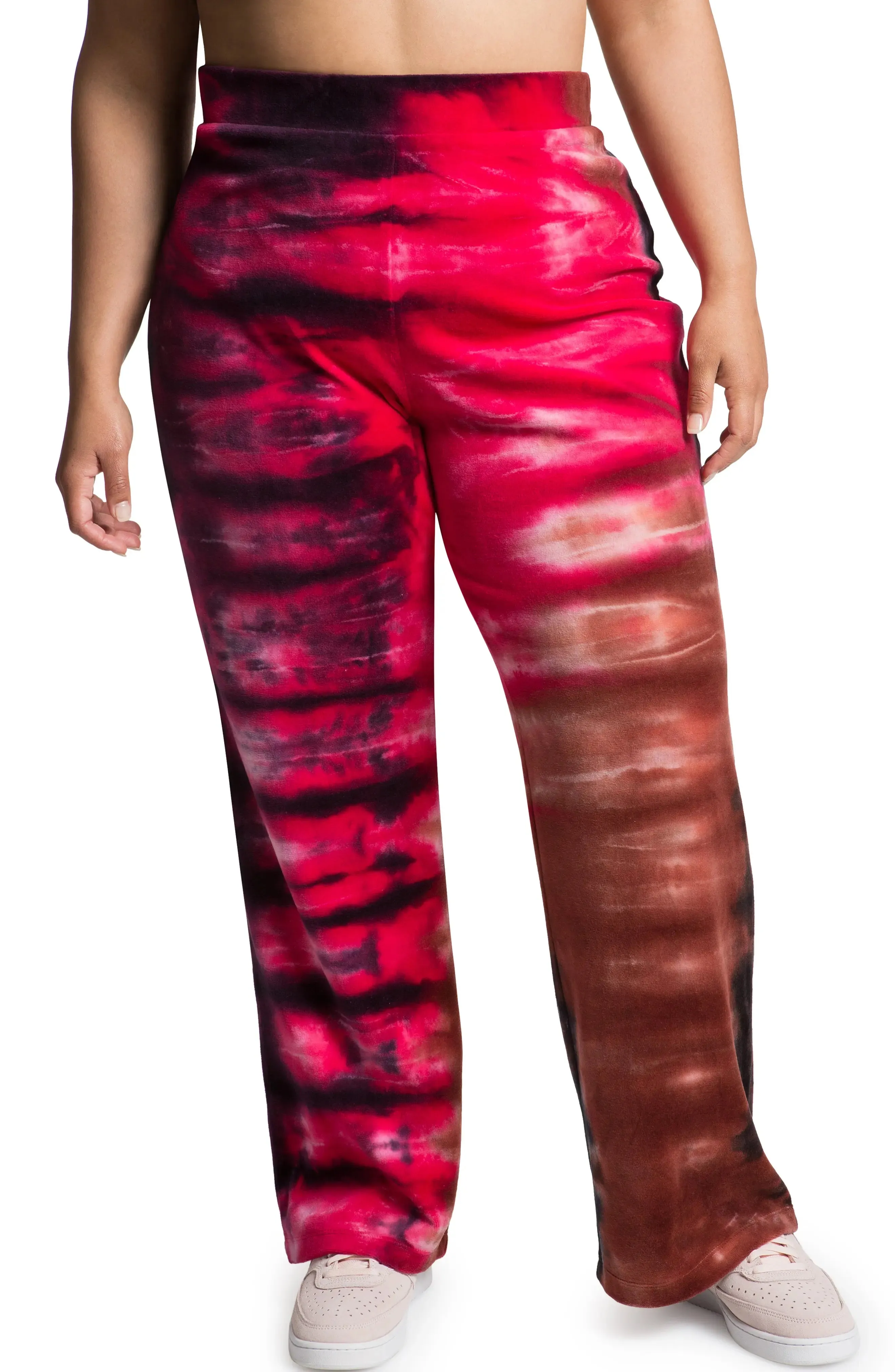 Juicy Couture Plus Size Tie Dye Velour Pants