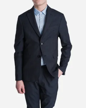 Kai Check Blazer - Blue Check