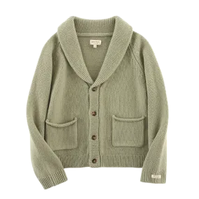 Kicher Merino Wool Cardigan | Desert Green