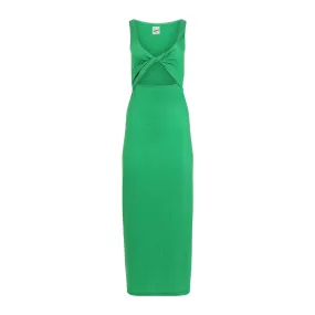 Krista Twist Dress - Kelly Green