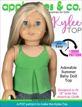 Kylee Top 18 Inch Doll Sewing Pattern