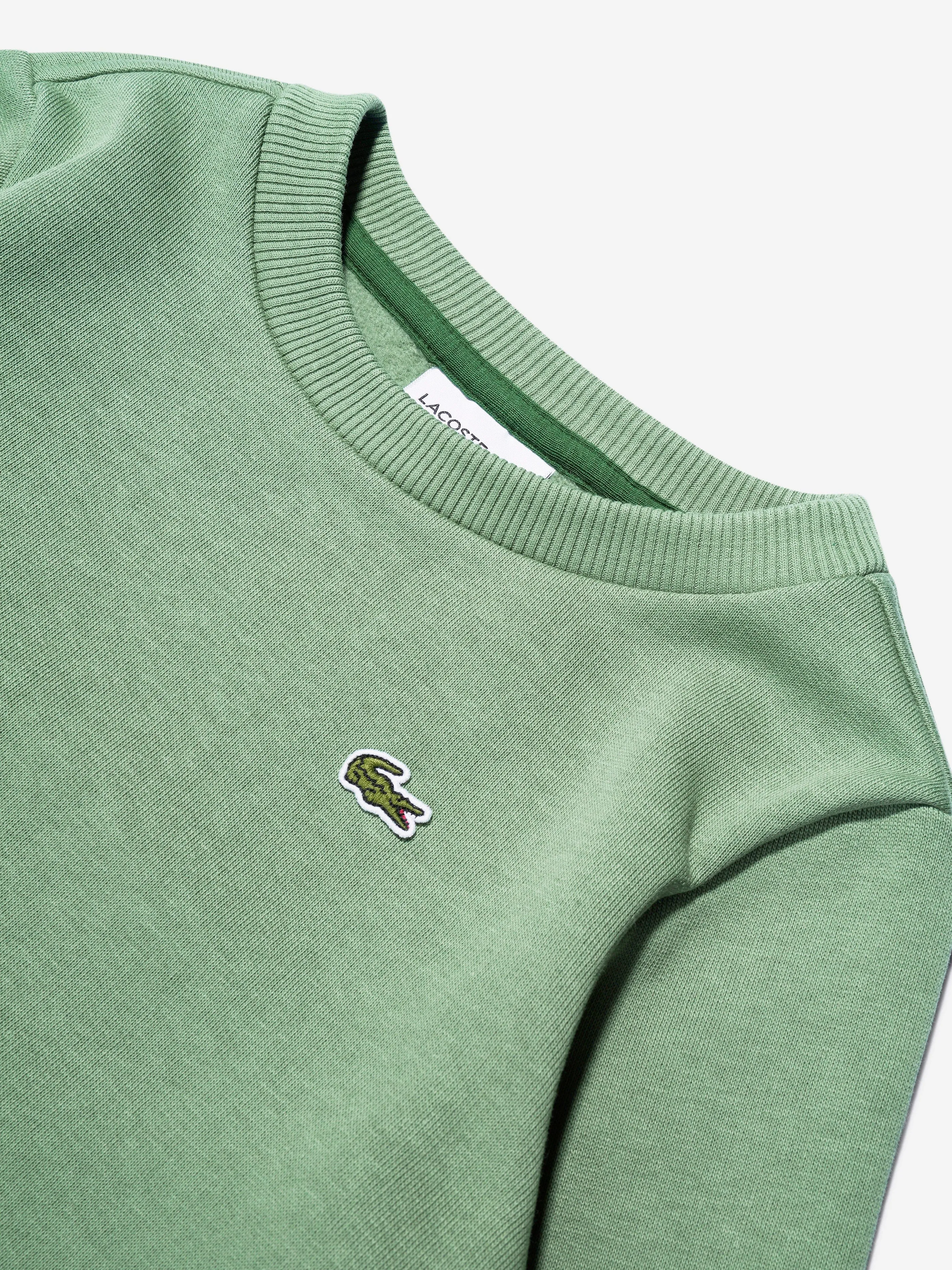 Lacoste Kids Logo Sweatshirt in Green