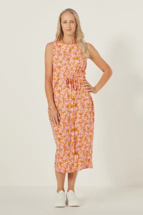 Lemon Tree - Mimi Dress in Orange Tulips