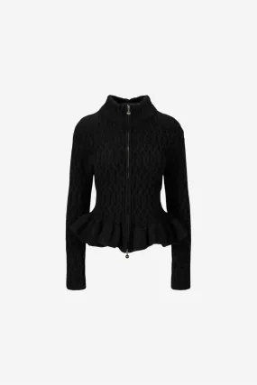 Lene alpaca cardigan Black