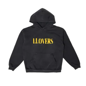 LLovers or Friends Hoodie (Washed Black)