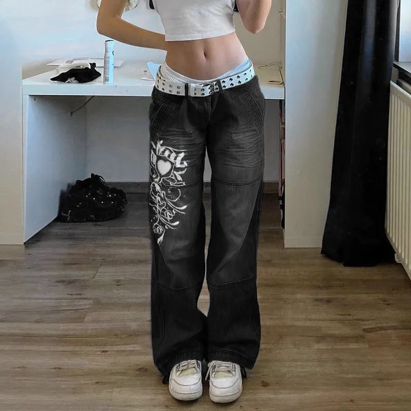 Low Waist jeans Oversize Wide Leg Baggy Pants