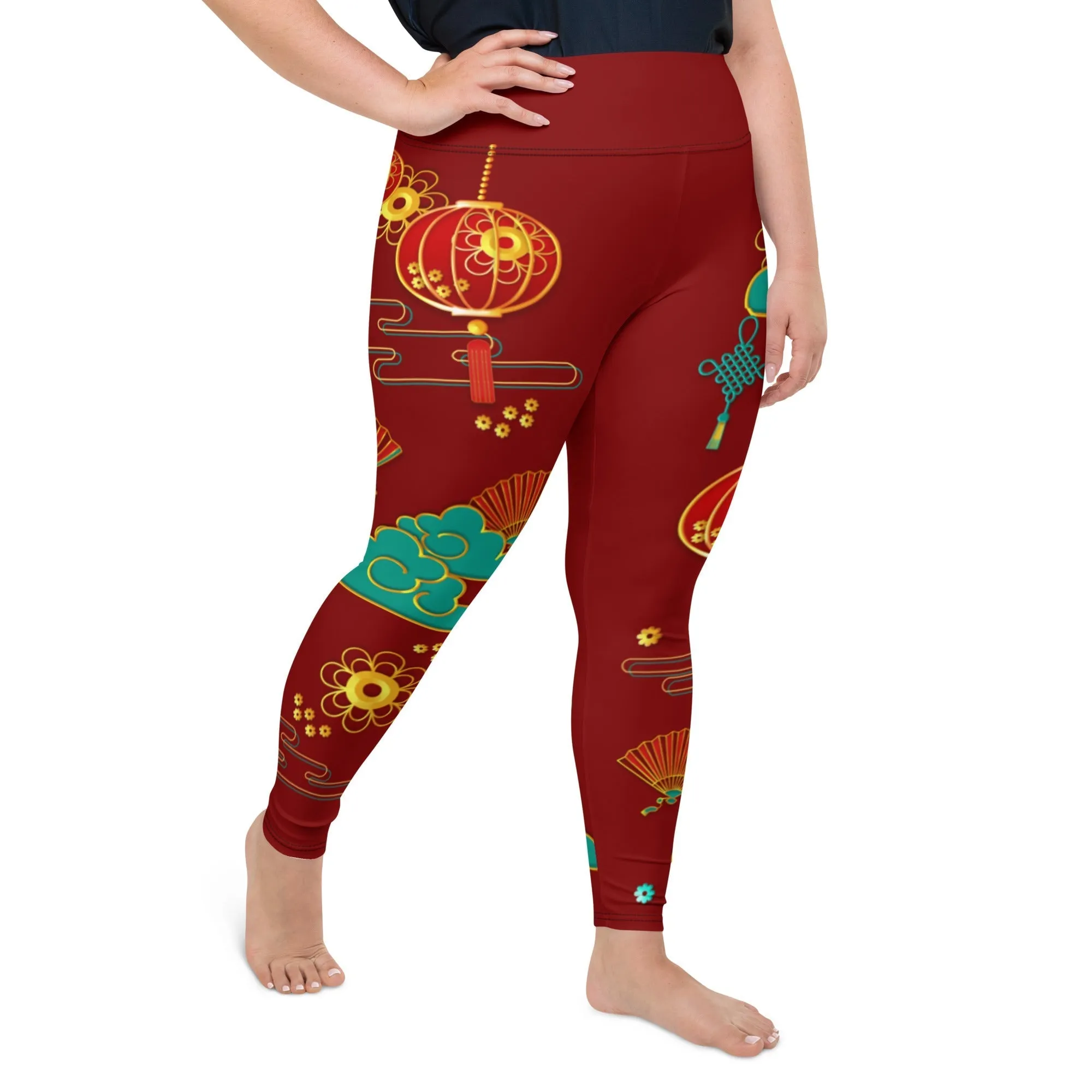 Lunar New Year Plus Size Leggings