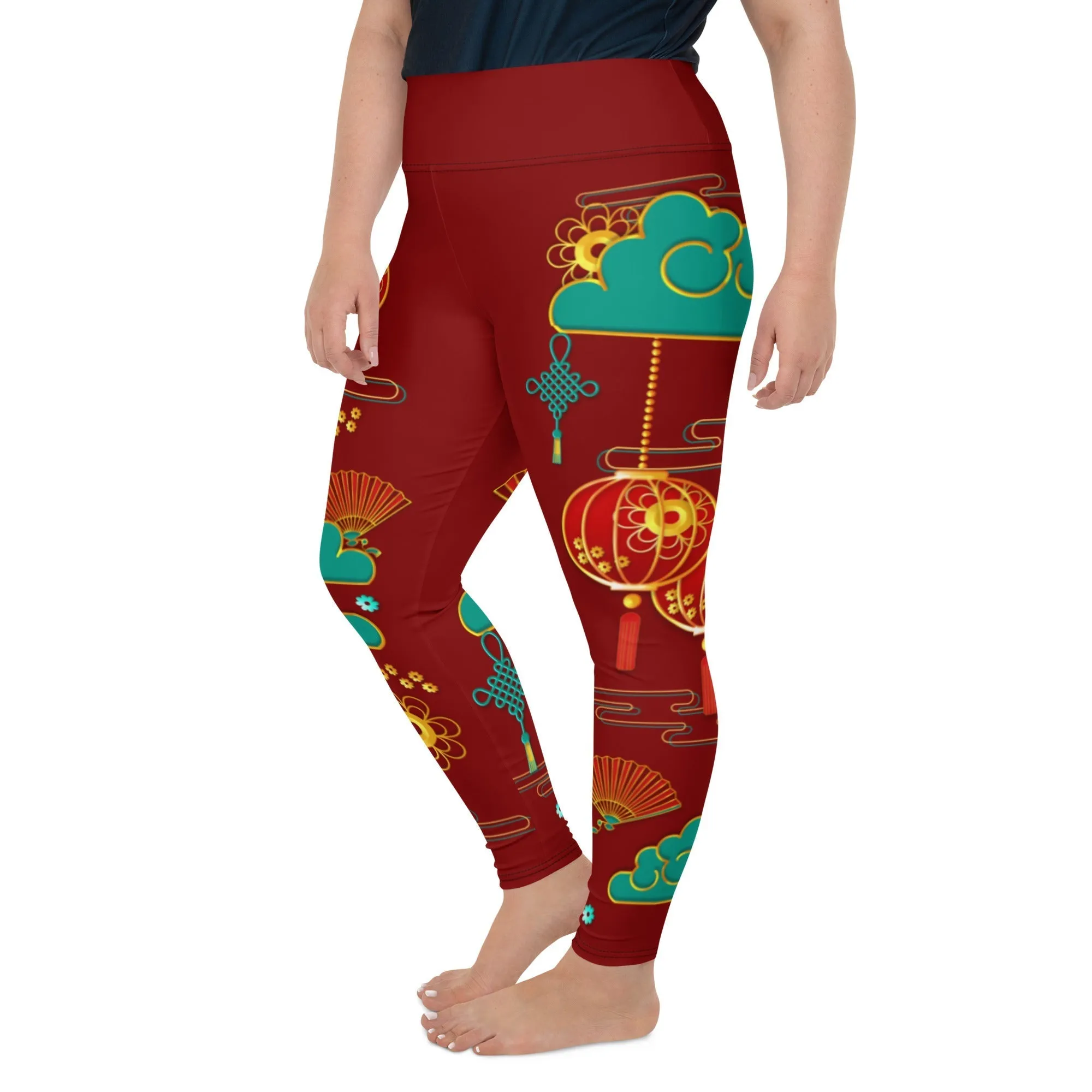 Lunar New Year Plus Size Leggings