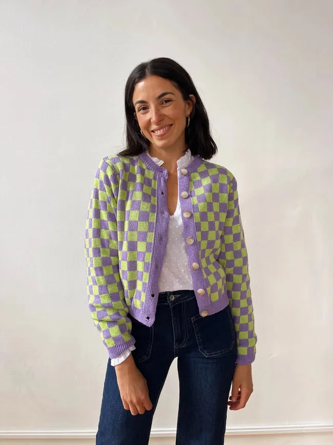 Martina Lavanda Cardigan