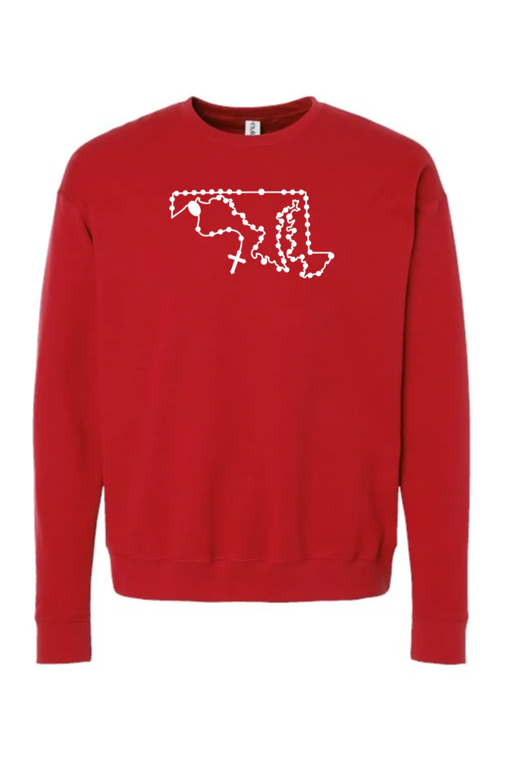 Maryland Catholic Rosary Crewneck Sweatshirt