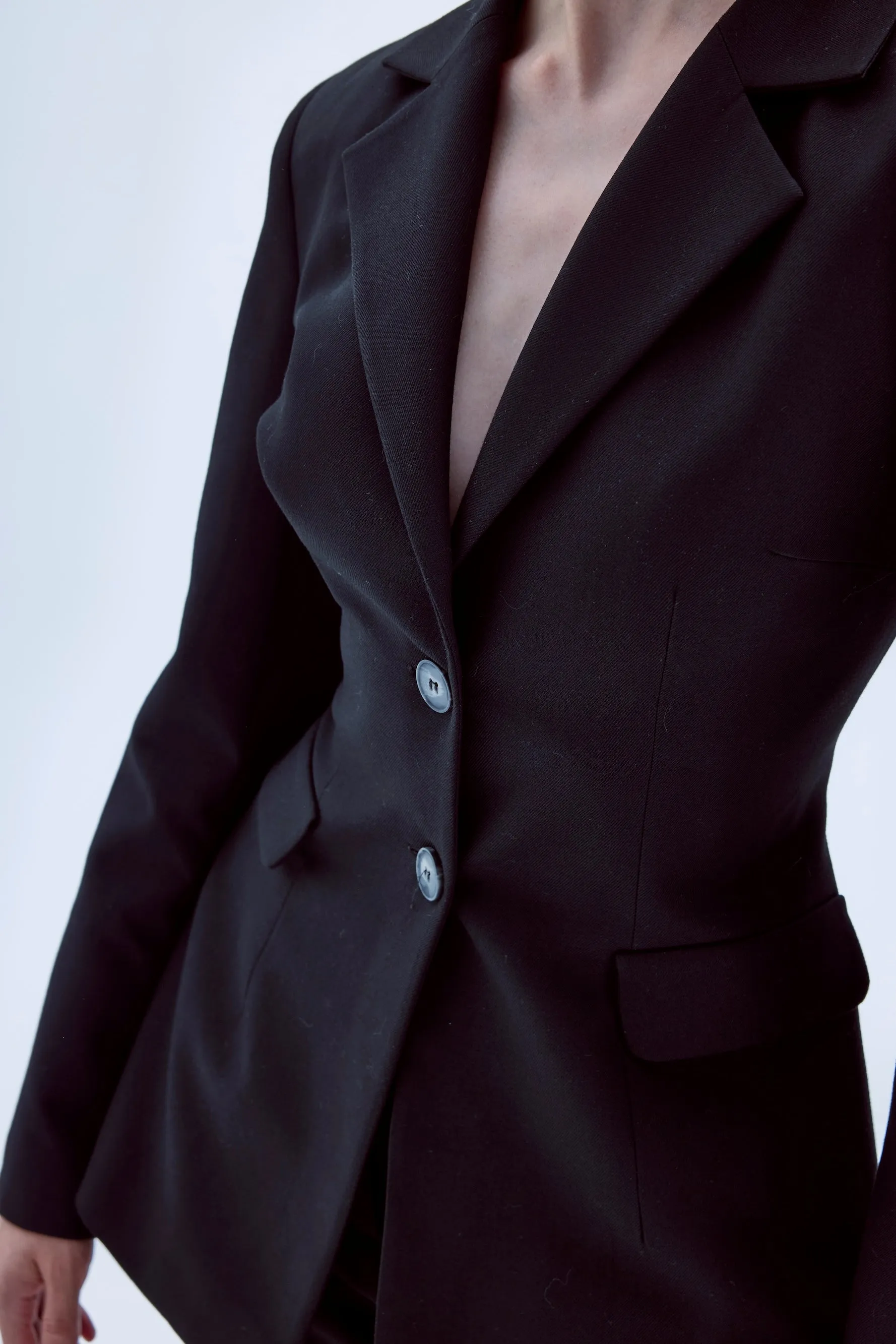 Marylebone Tailored Jacket in Black