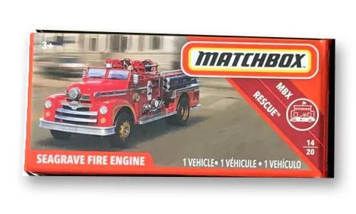 Mattel Matchbox Power Grab Mini Vehicle Line - Realistic Details, Authentic Decos and Real Rolling Wheels