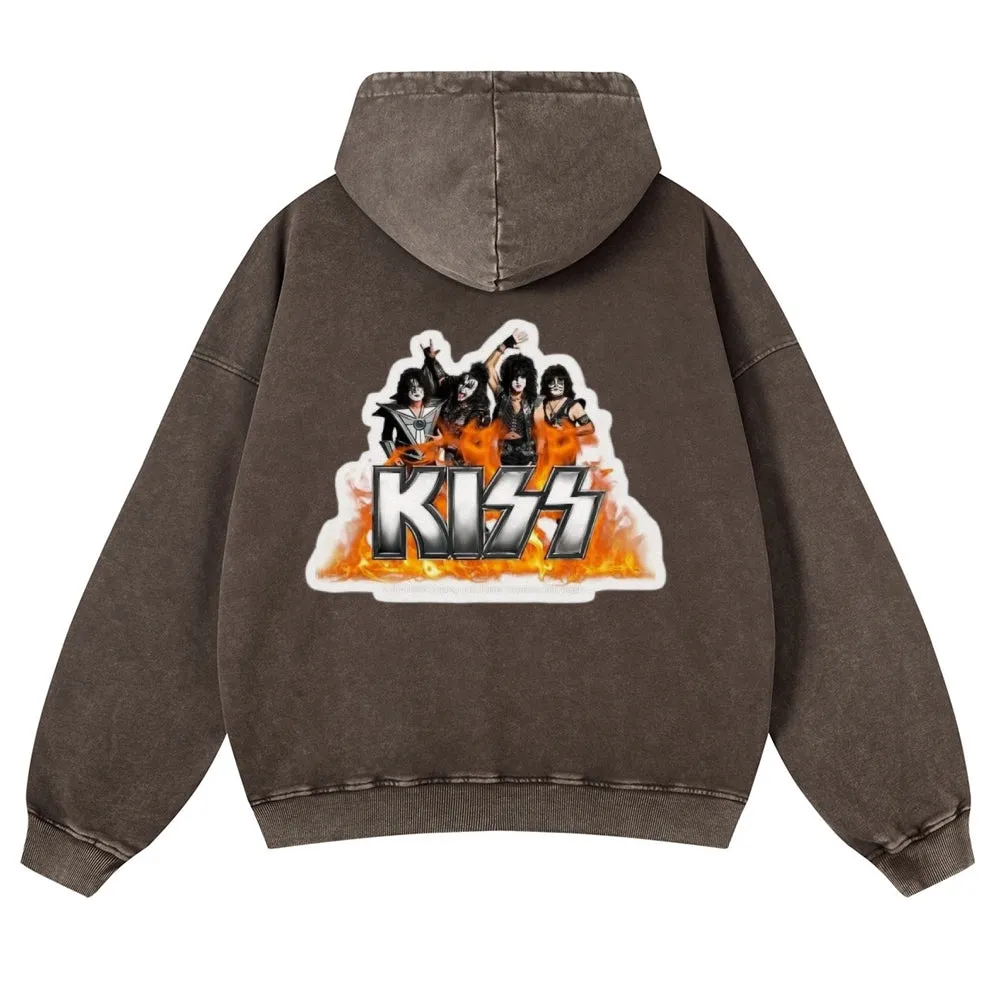 Men's Kiss Band Pullover Hoodies