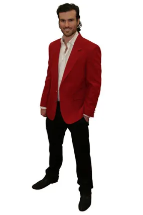 Men's Red Blazer