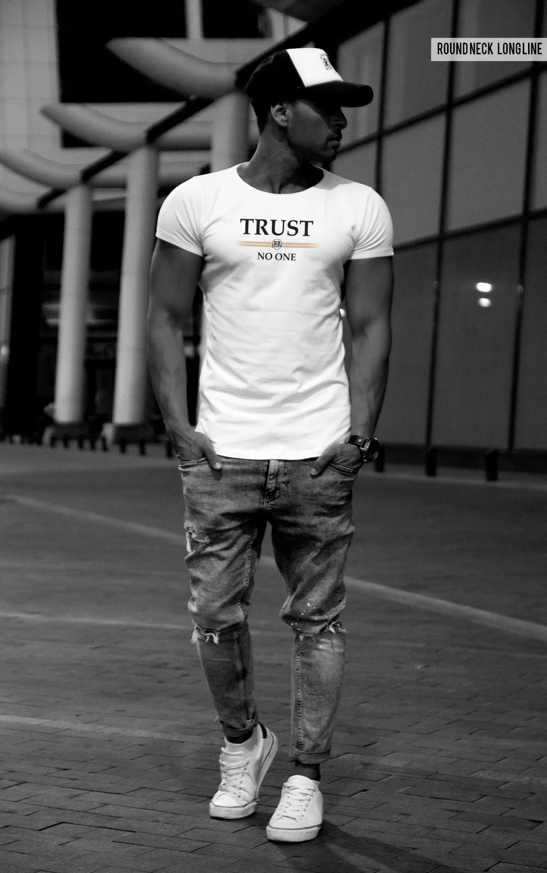 Men's T-shirt "TRUST NO ONE" MD976