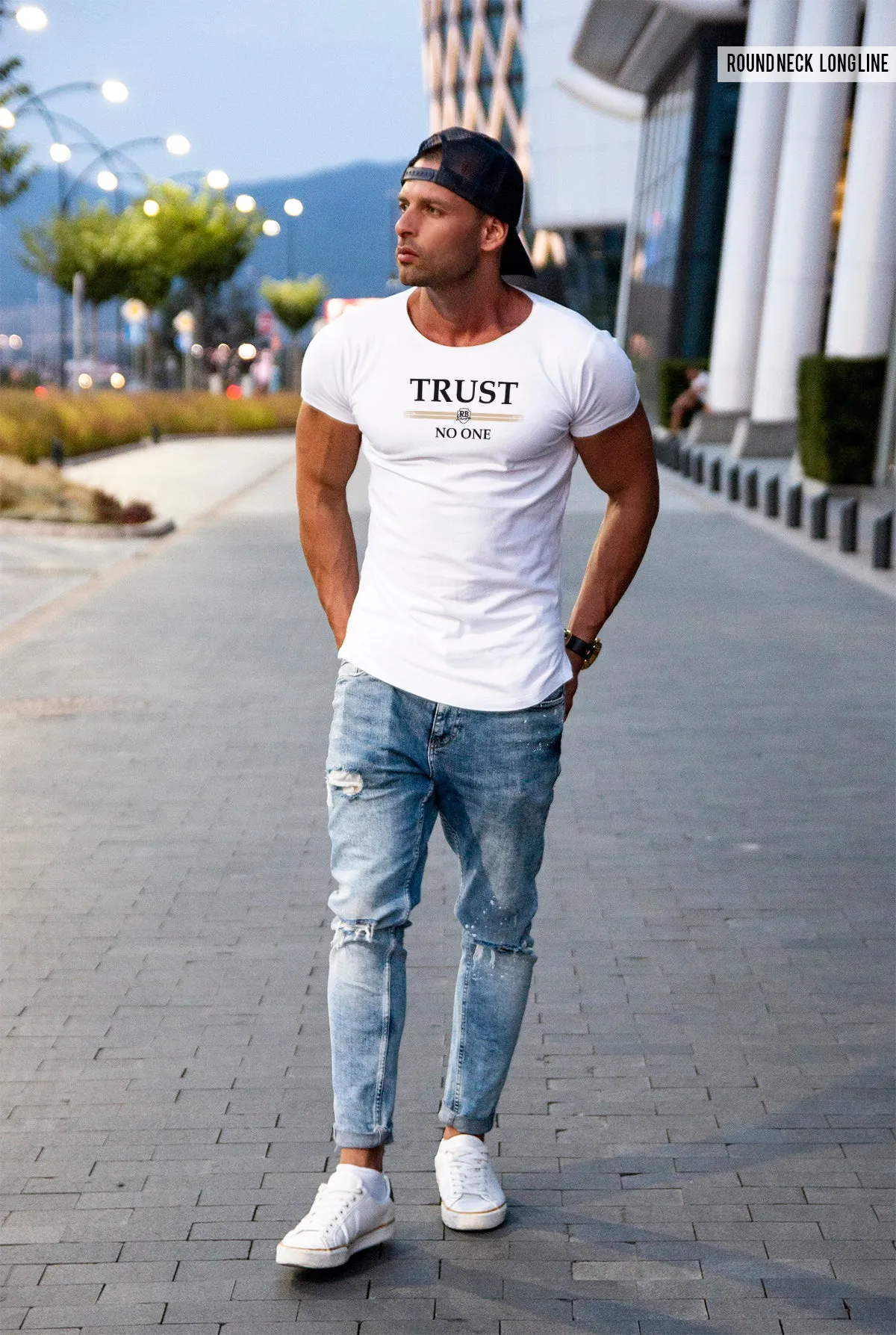 Men's T-shirt "TRUST NO ONE" MD976