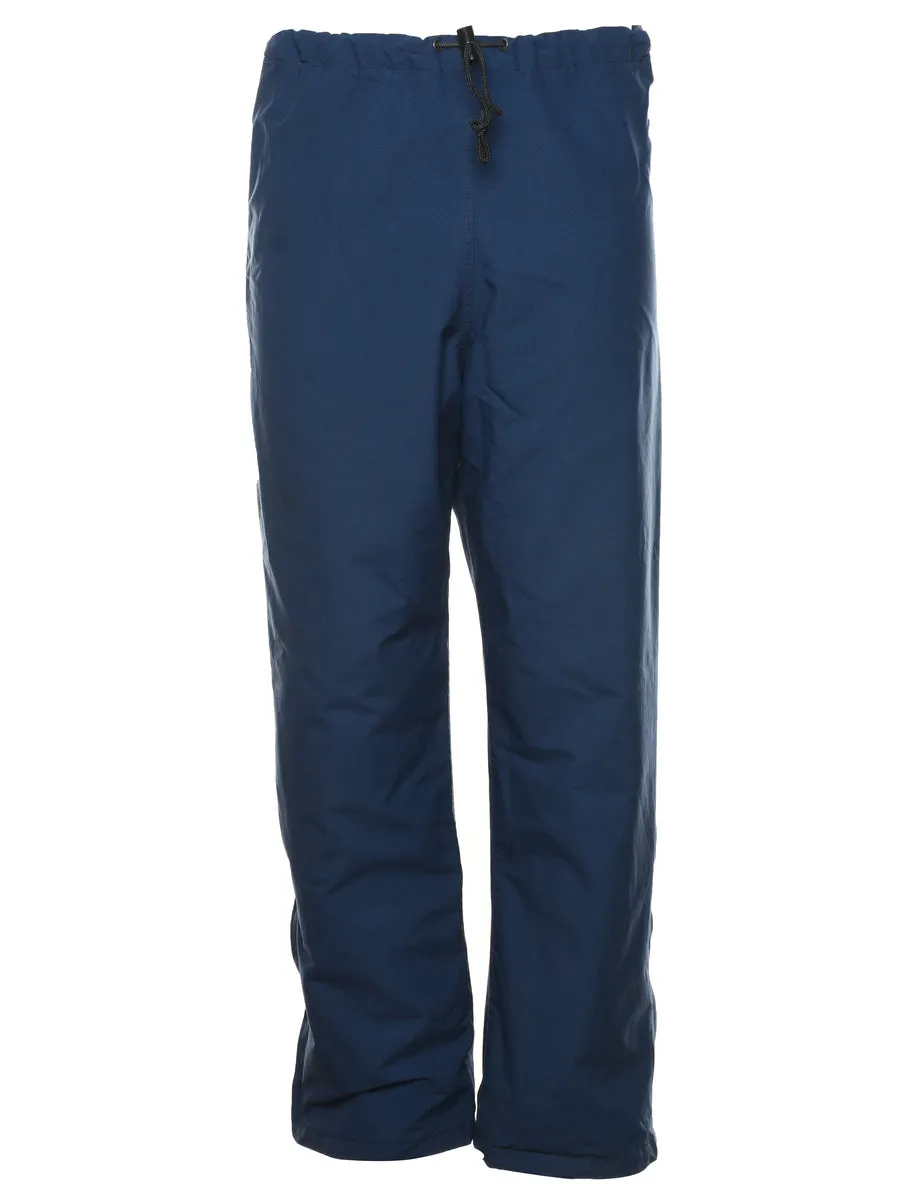 Navy Nylon Waterproof Trousers - W32 L29