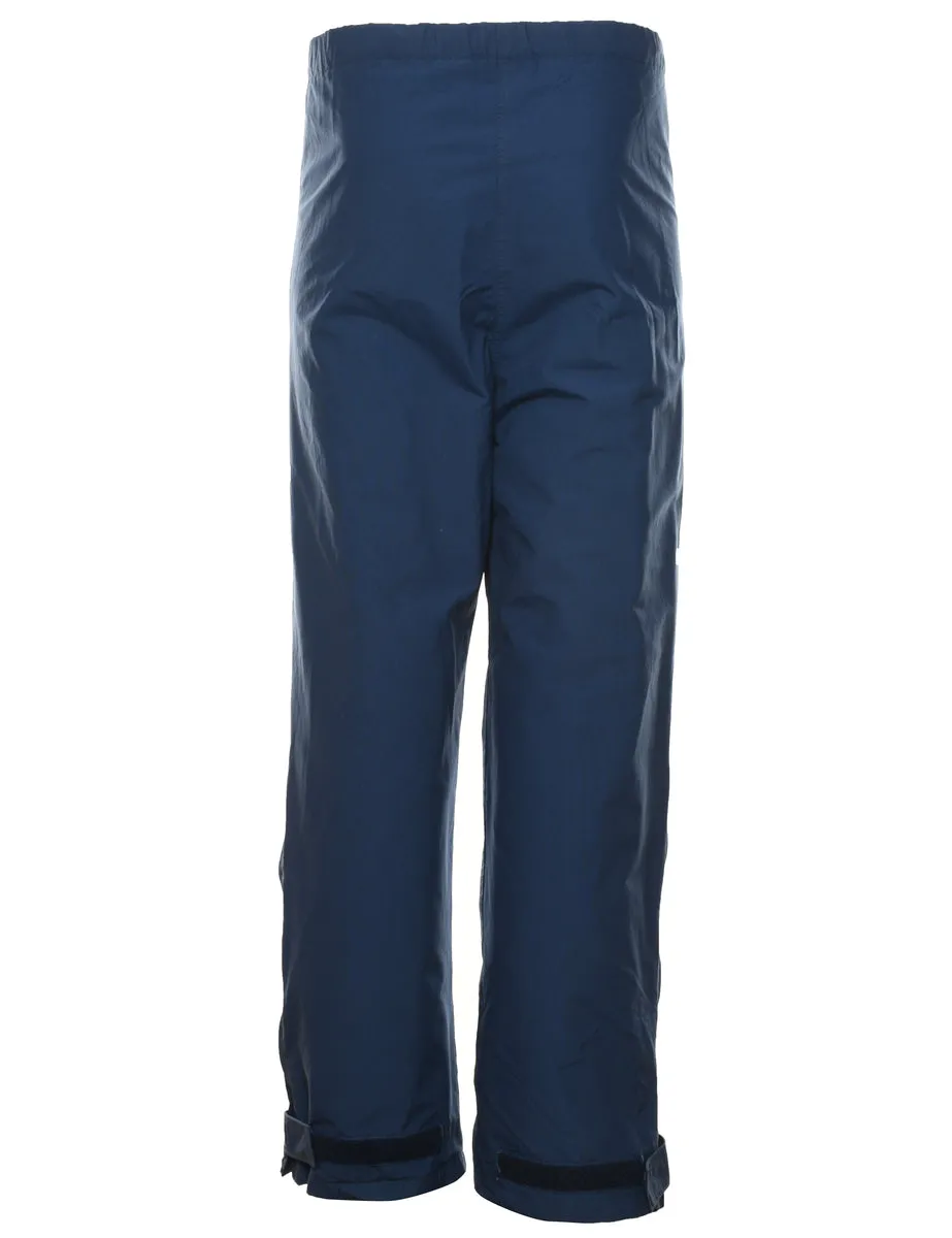 Navy Nylon Waterproof Trousers - W32 L29