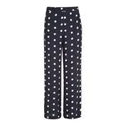 Navy/Off White Maxi Spot Trouser