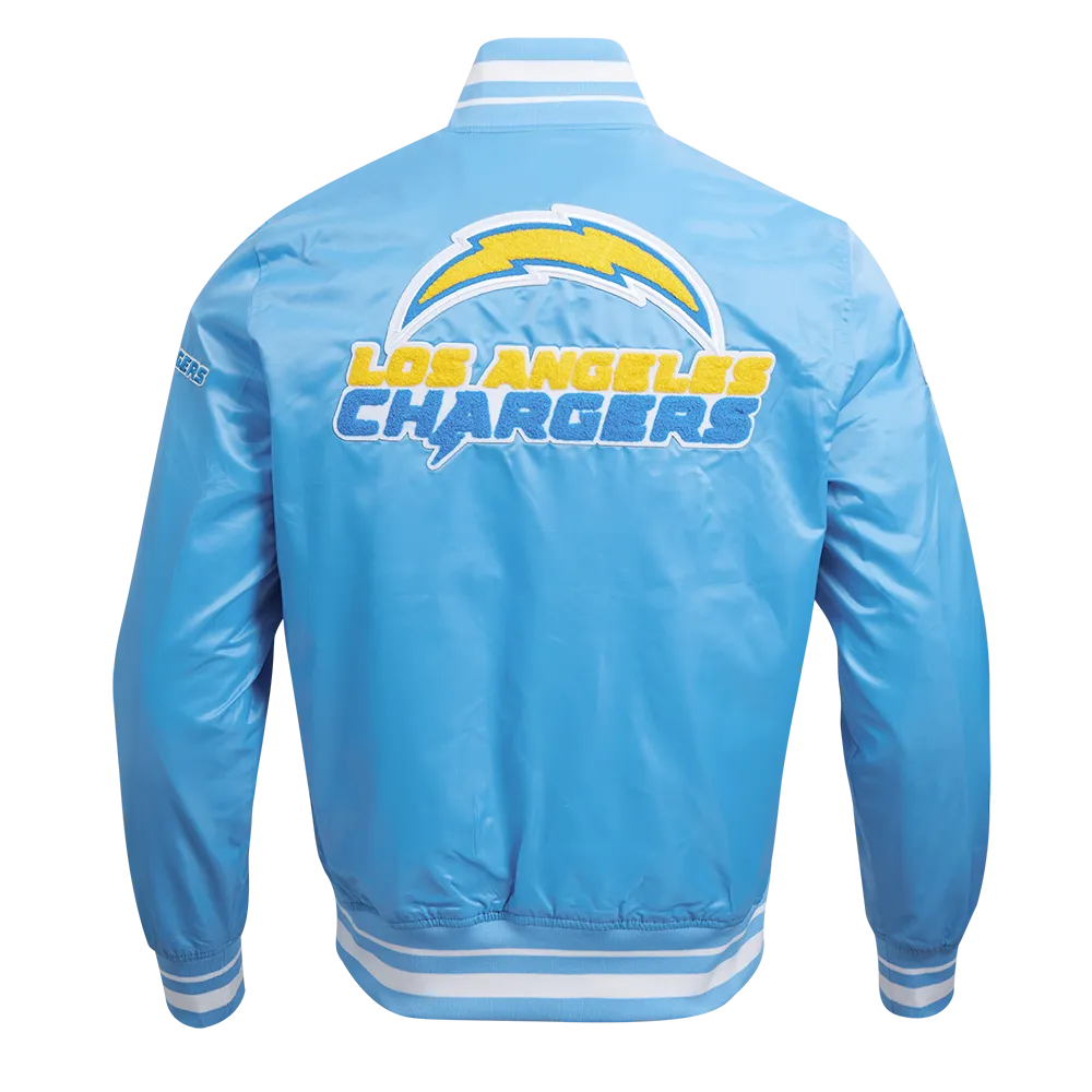 NFL LOS ANGELES CHARGERS MASHUP MEN'S TRACK JACKET (LIGHT BLUE)