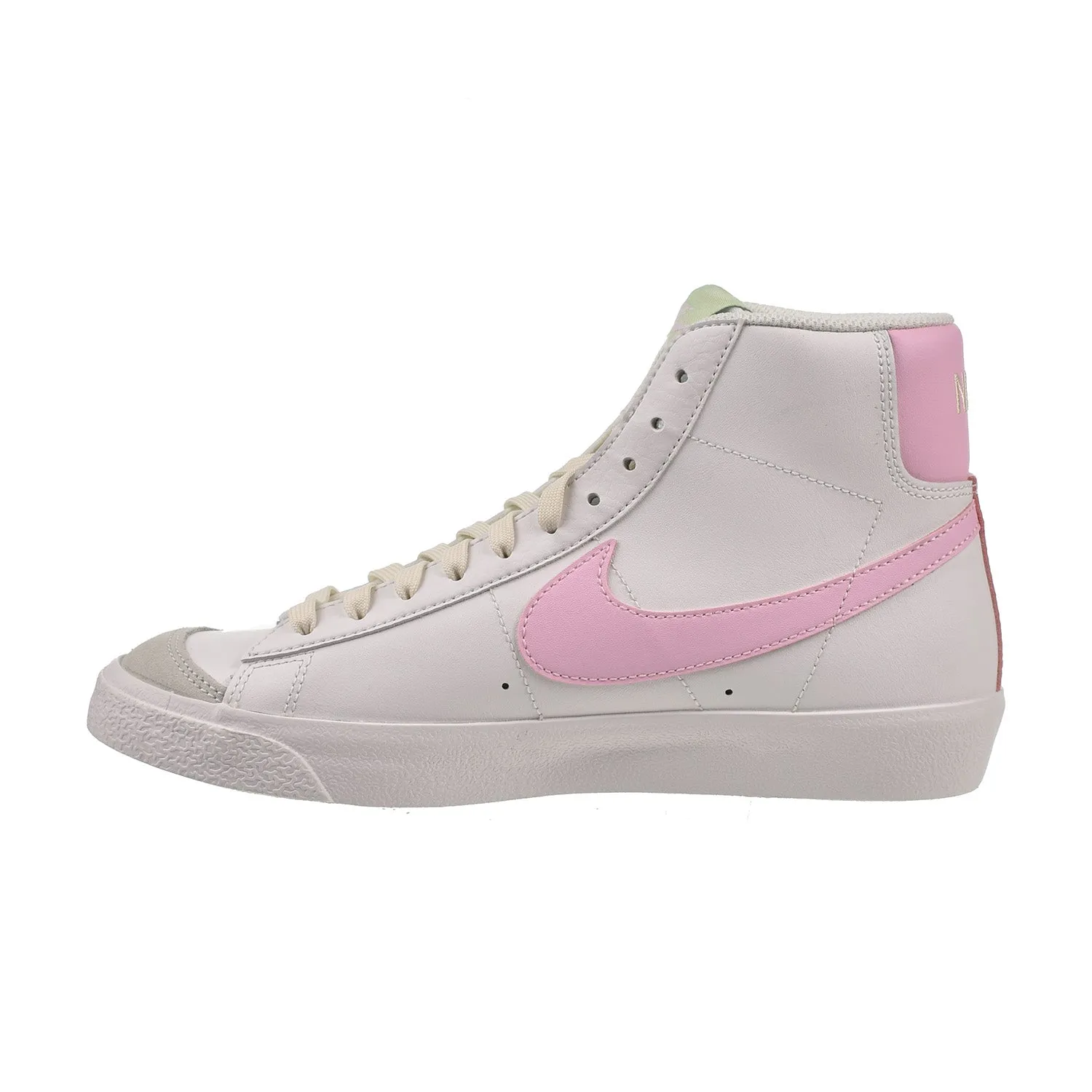 Nike Blazer Mid '77 (GS) Big Kids' Shoes White-Pink Foam