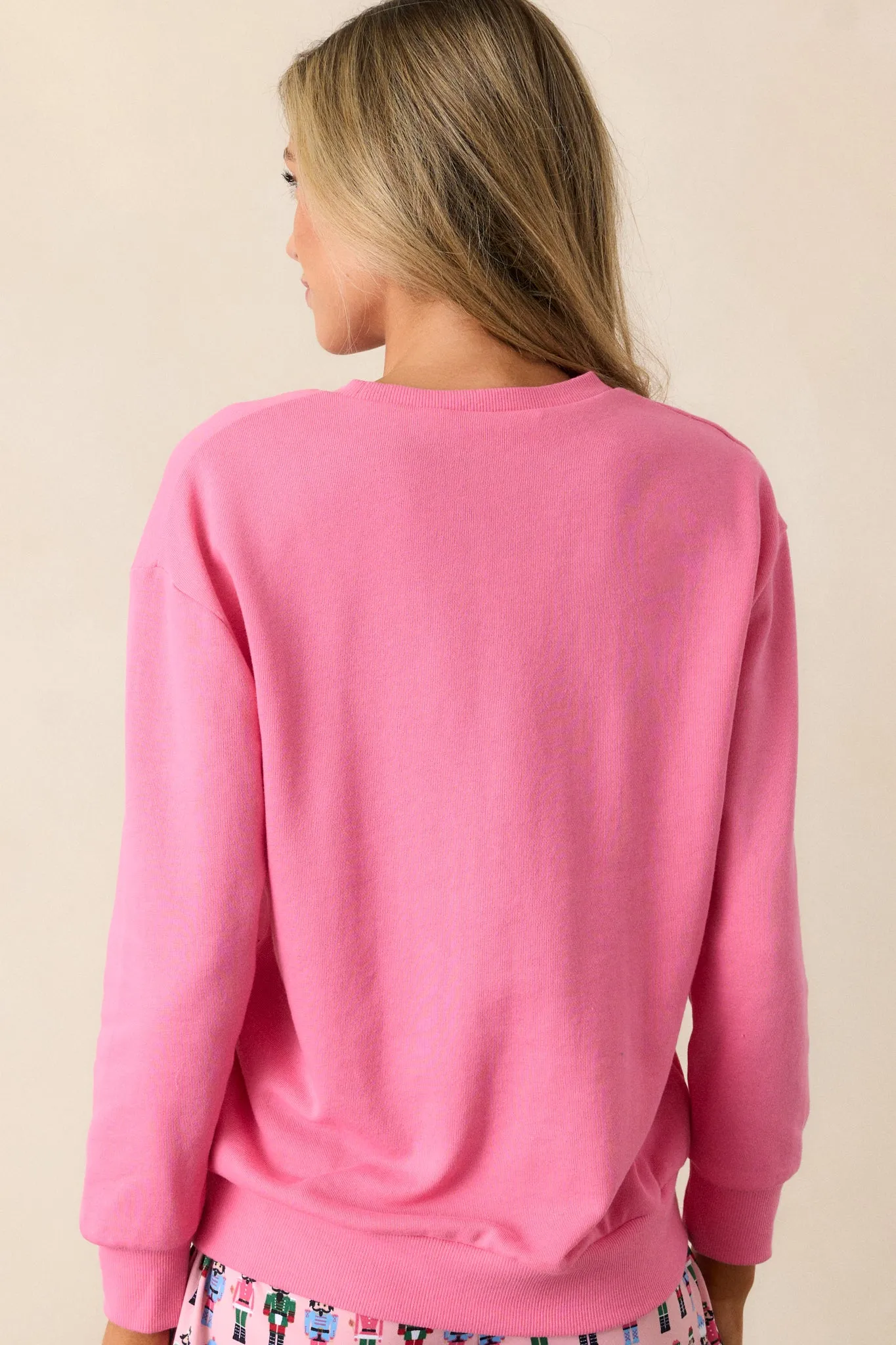 Nutcracker Joy Pink Sweatshirt