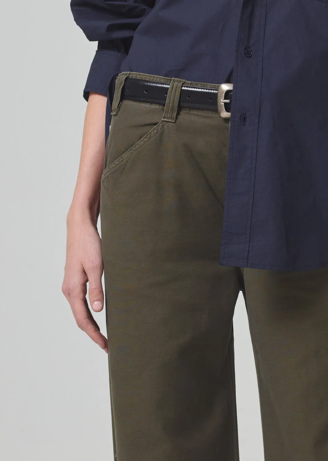 Paloma Utility Trouser in Tea Leaf