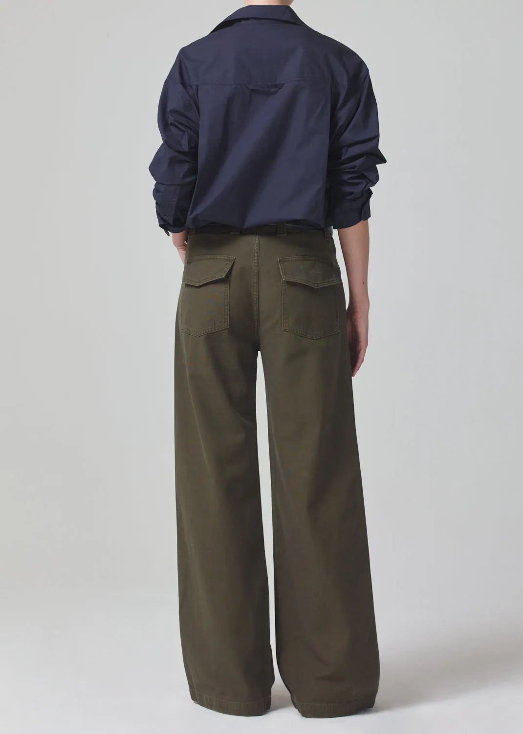 Paloma Utility Trouser in Tea Leaf