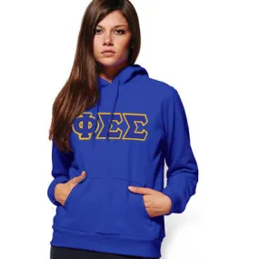 Phi Sigma Sigma Hooded Sweatshirt - G185 - TWILL