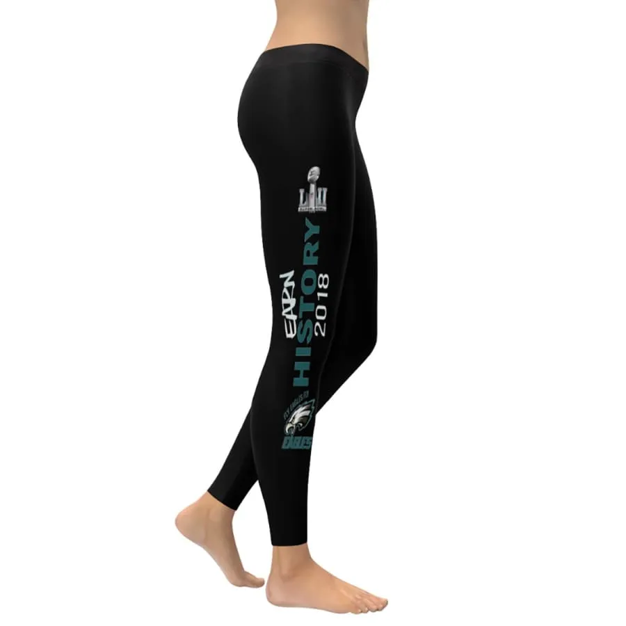 Philadelphia eagles Fans Leggings Black| nfl eagles Women's Leggings/ Yoga Pants