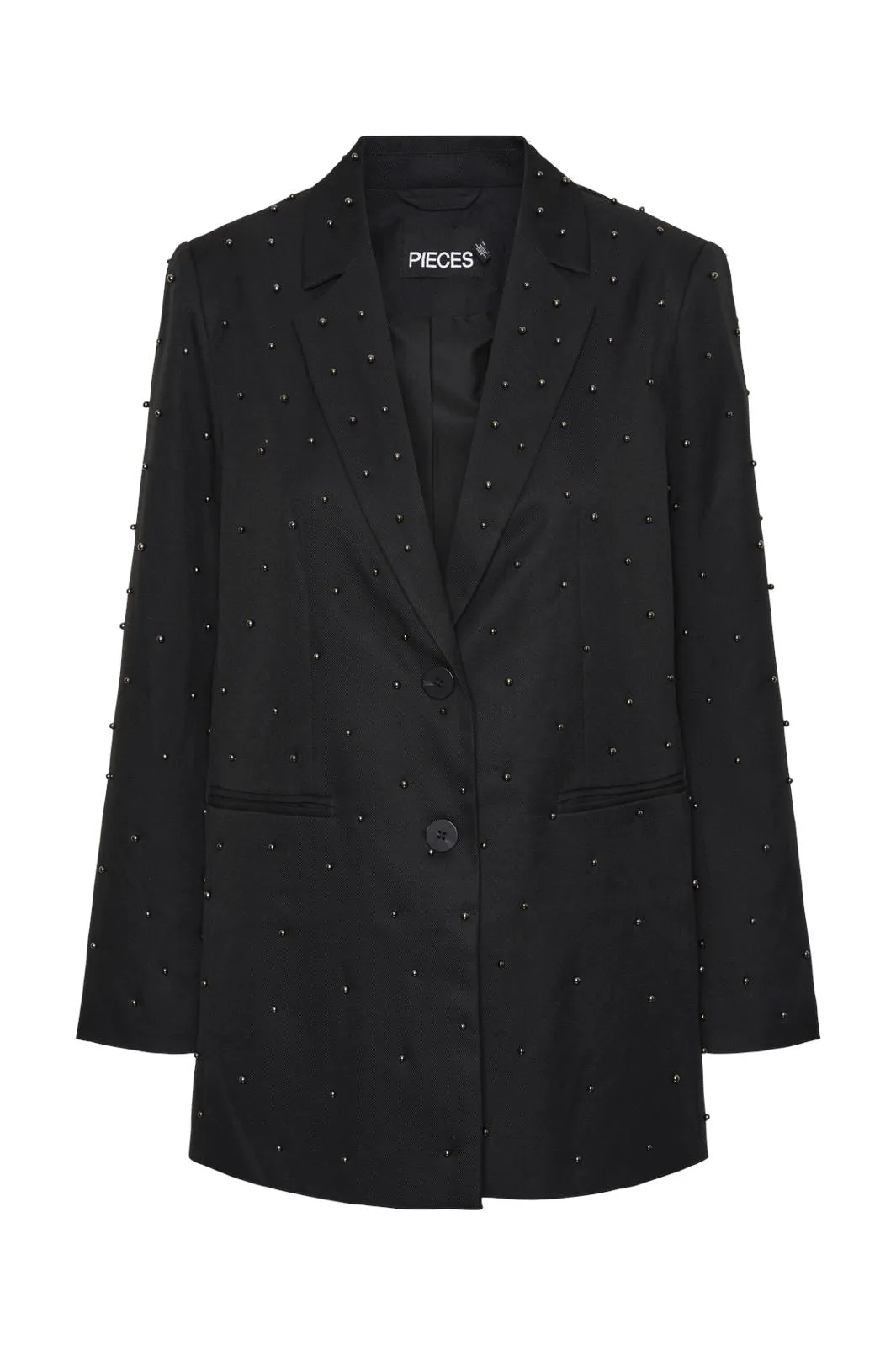 Pieces - Pcru Ls Embelish Blazer - 4606270 Black