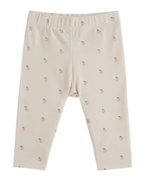 Pink Little Heart Printed Leggings