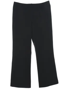 Pinstriped Black Classic Trousers - W31 L28