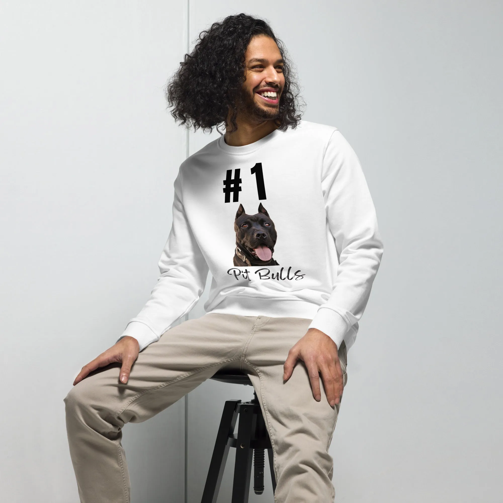 Pit Bull lover sustainable sweatshirt