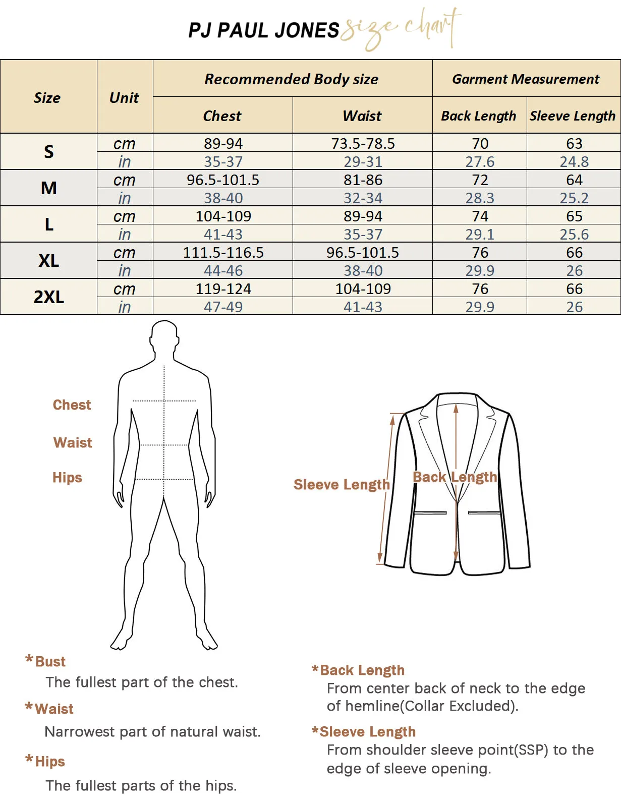 PJ Men Anti-crease Blazer Coat Casual Two-Button Notch Lapel Thin Suit Coat