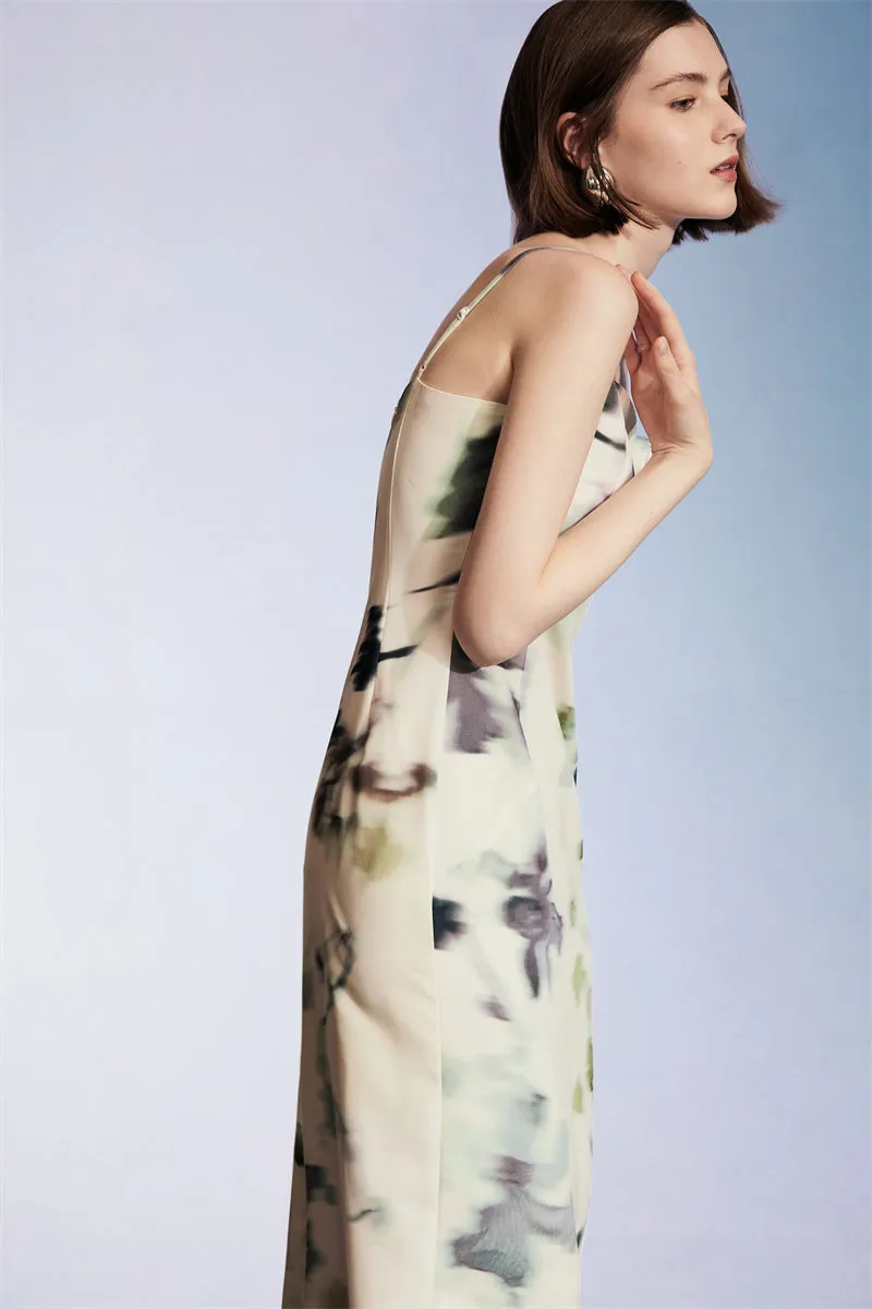 PURITY  floral print slip resort dress- Belize