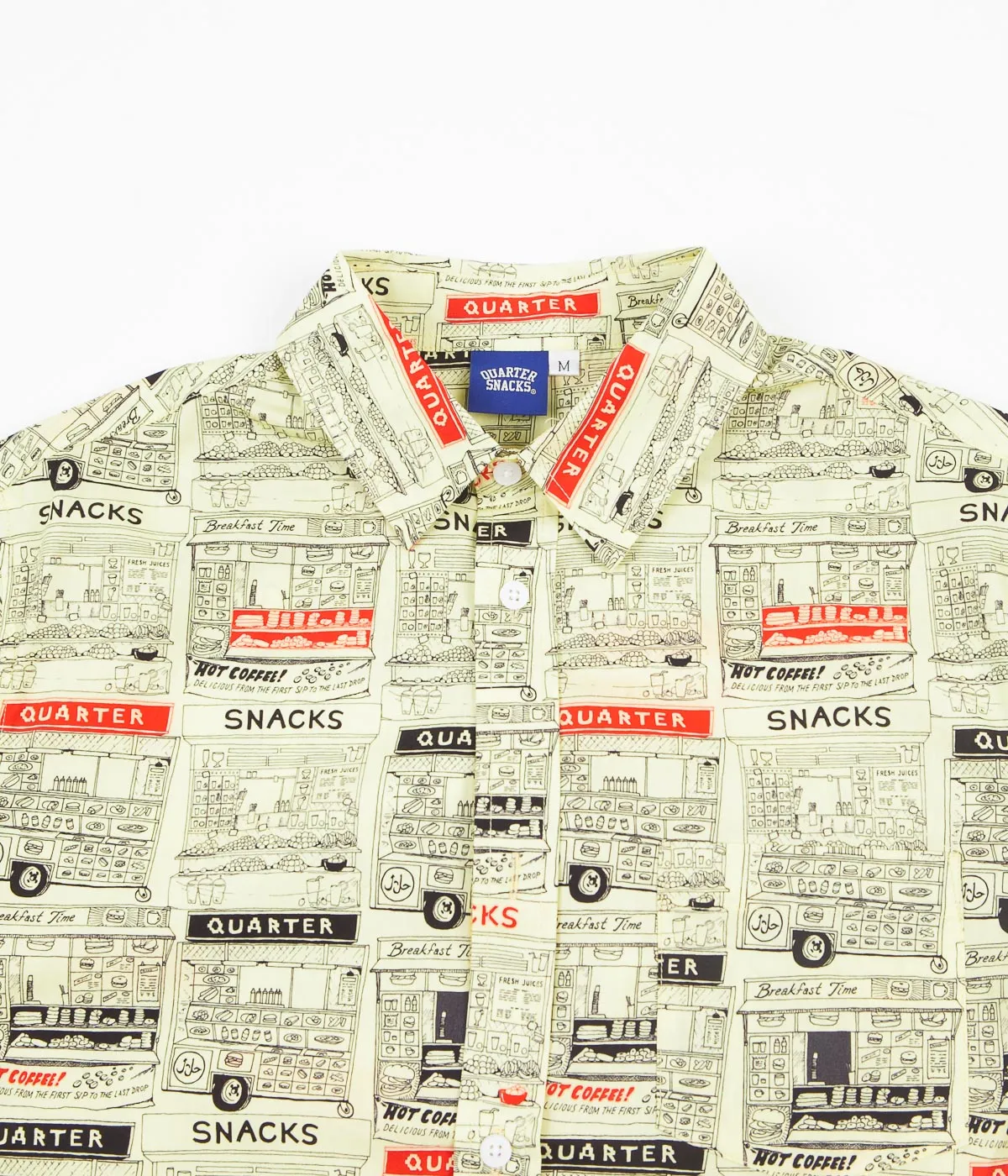 Quartersnacks Vendor Short Sleeve Shirt - Butter