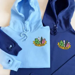 "Best Buds" Custom Embroidered Hoodies – Fun Matching Sweatshirts for Friends