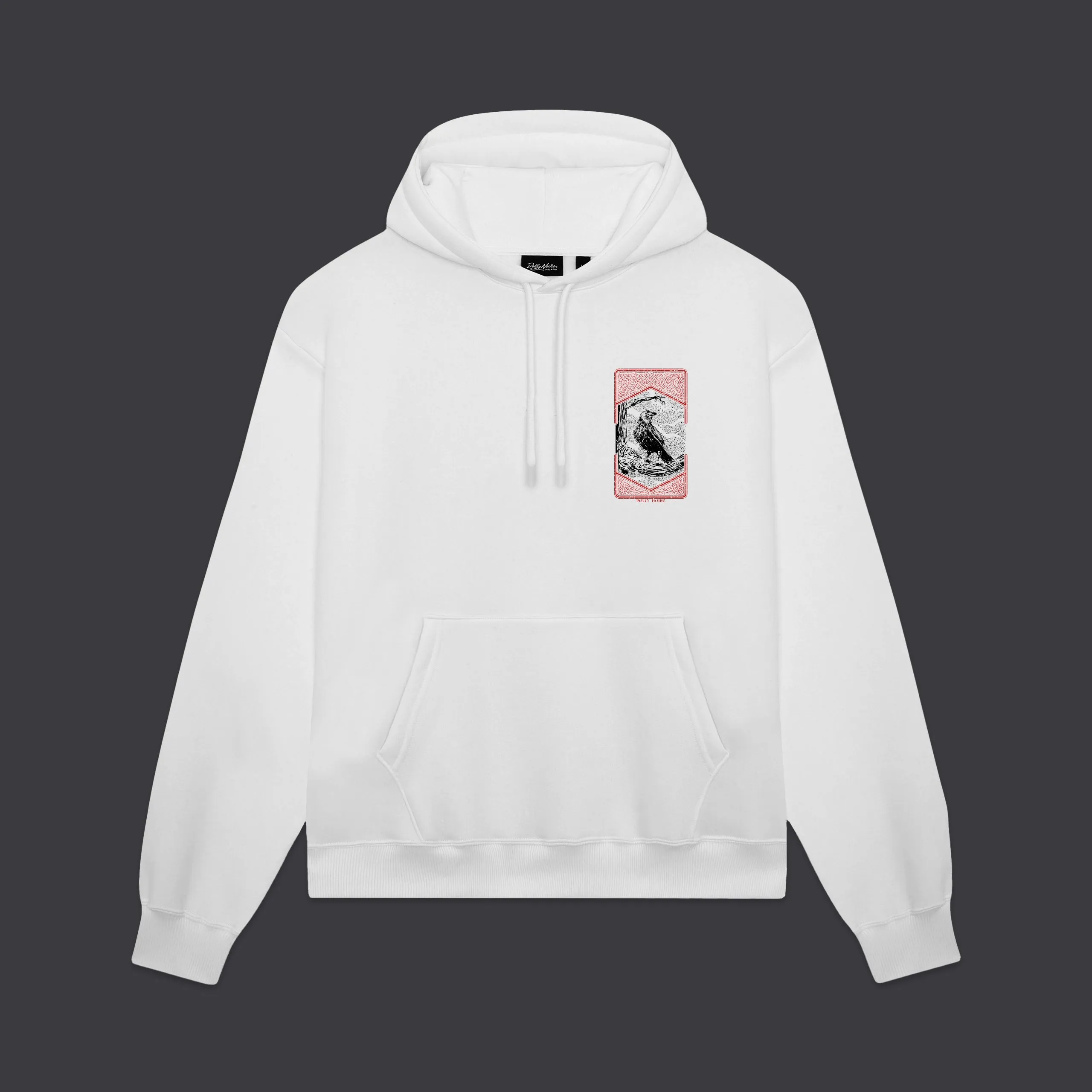 Raven Hoodie White