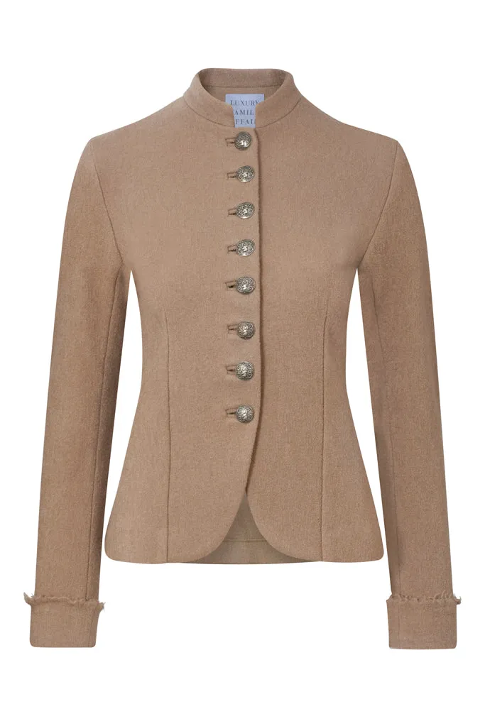 REGIMENTAL Sand Boiled Wool Tailored Uniform Jacket