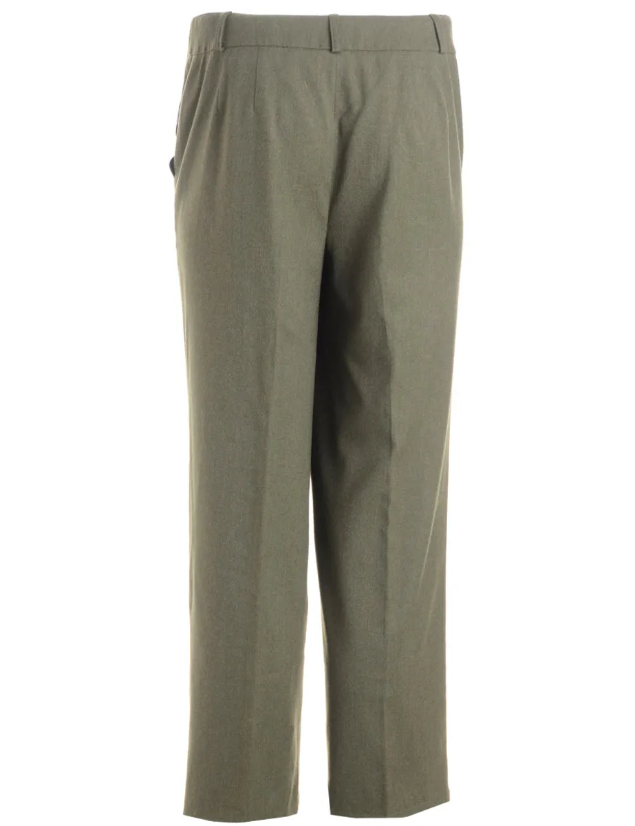 Reworked Cropped Dana Tapered Trousers - W31