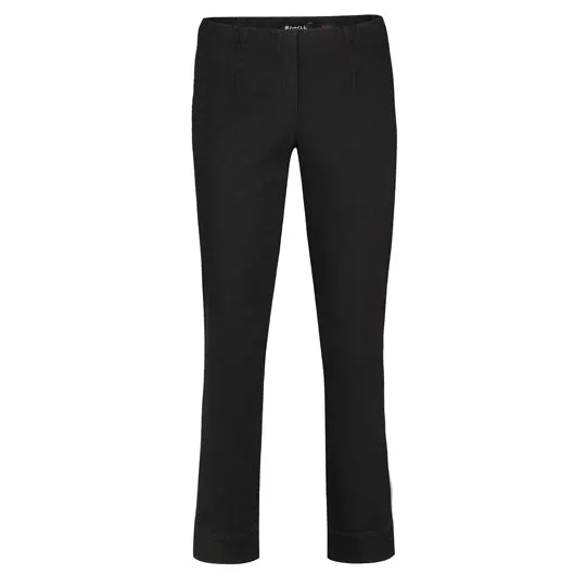 Robell Marie 73cm Full Length Denim Trouser Black