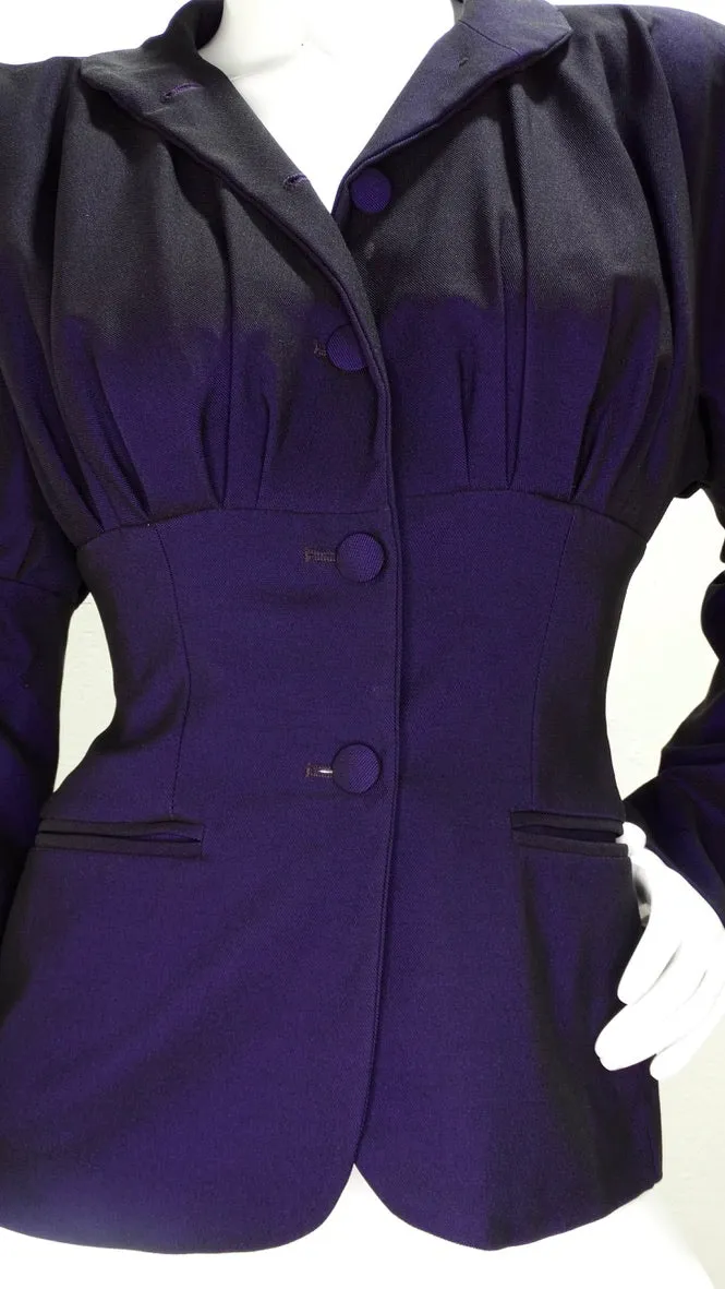 Romeo Gigli Vintage Purple Blazer