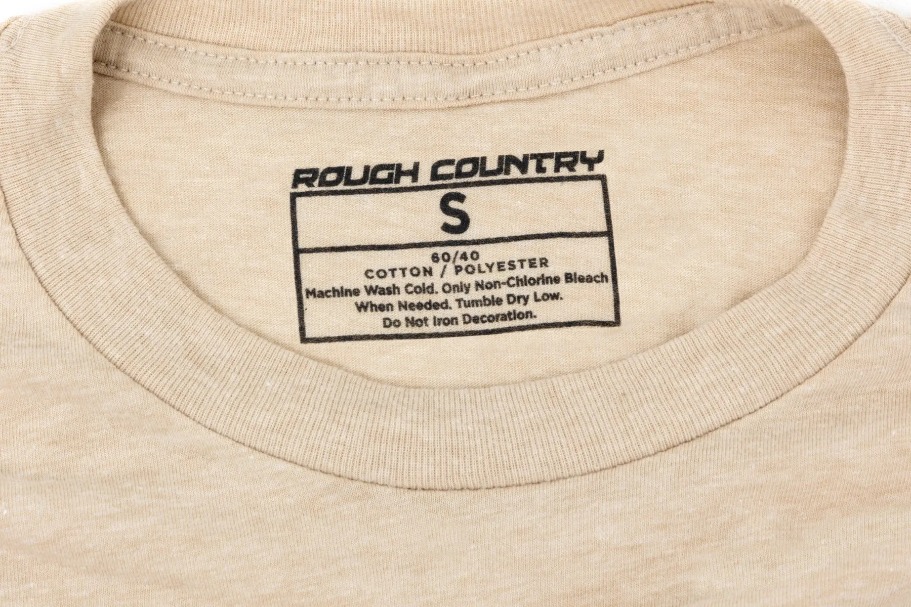 Rough Country T-Shirt - Throwback - Cream - LG